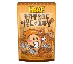 HBAF CARAMEL SALTED ALMOND & PRETZEL (Миндаль со вкусом солёной карамели) 40 г.
